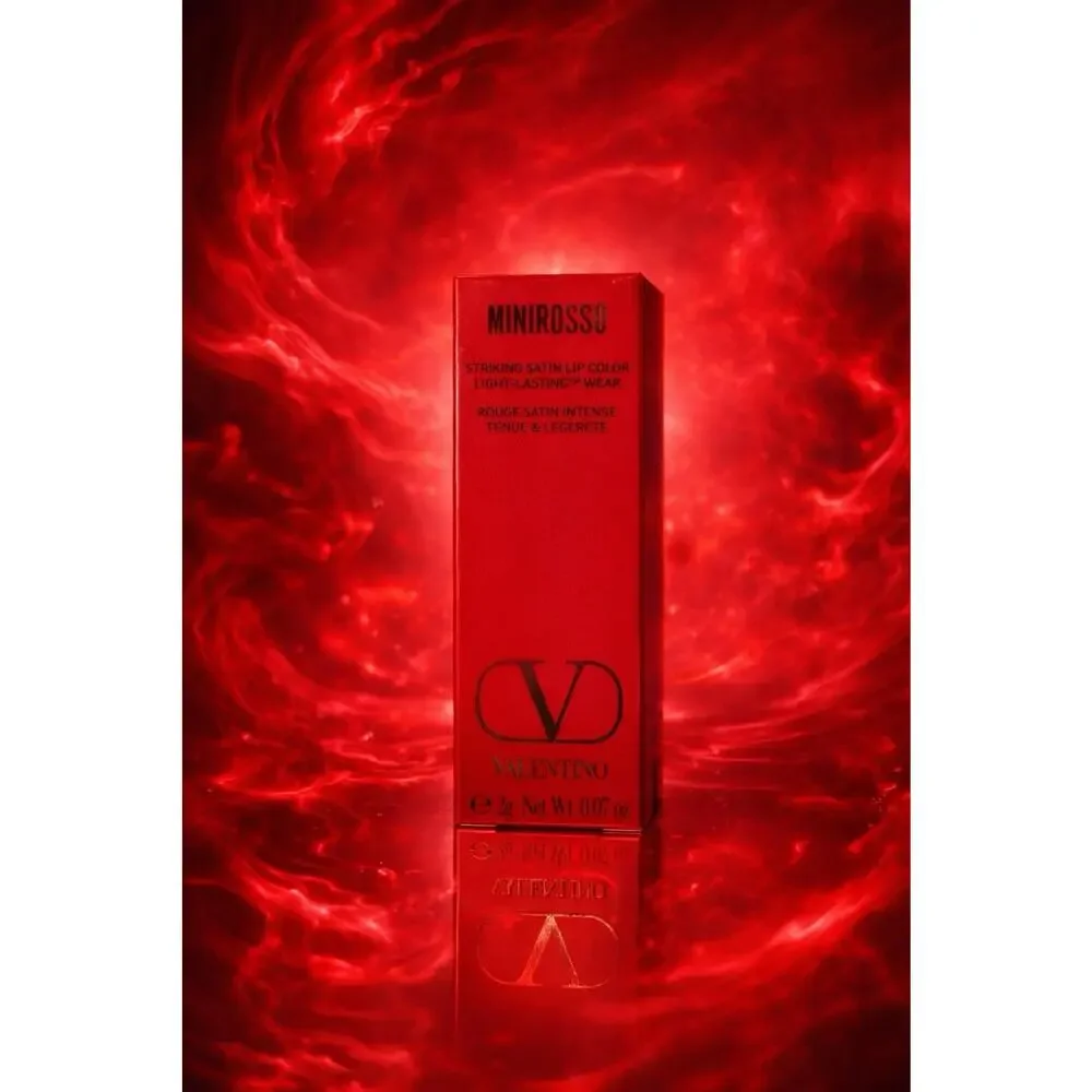 Valentino - Minirosso Satin Lipstick - Shade: Ethereal Red (217A) - 0.07 oz/ 2 g